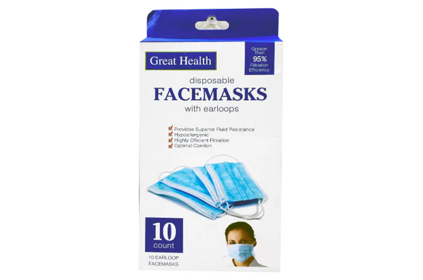 Great Health - Disposable Face Masks