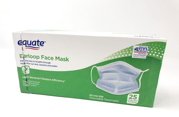 Equate Earloop Face Mask