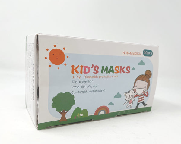 Cute kids Face Mask,Children's 3 Ply Disposable Face Masks Protective Earloop