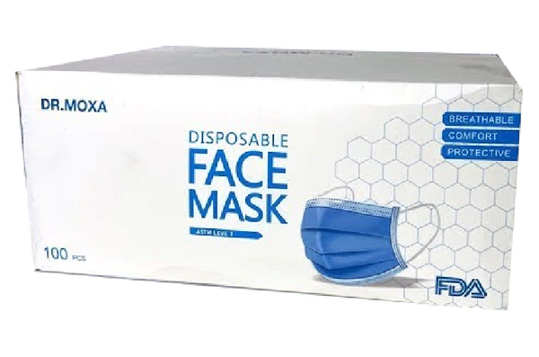 Dr. Moxa Blue Disposable Face Masks