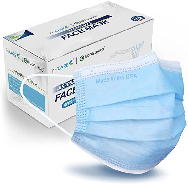 ECOGuard blue level 3 3ply Disposable Face Masks