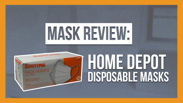 HomeDepot Blue Disposable Face Masks by SafetyPro